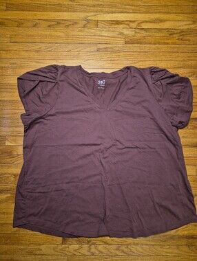 Maurices 24/7 Cotton Shirt Size 4x